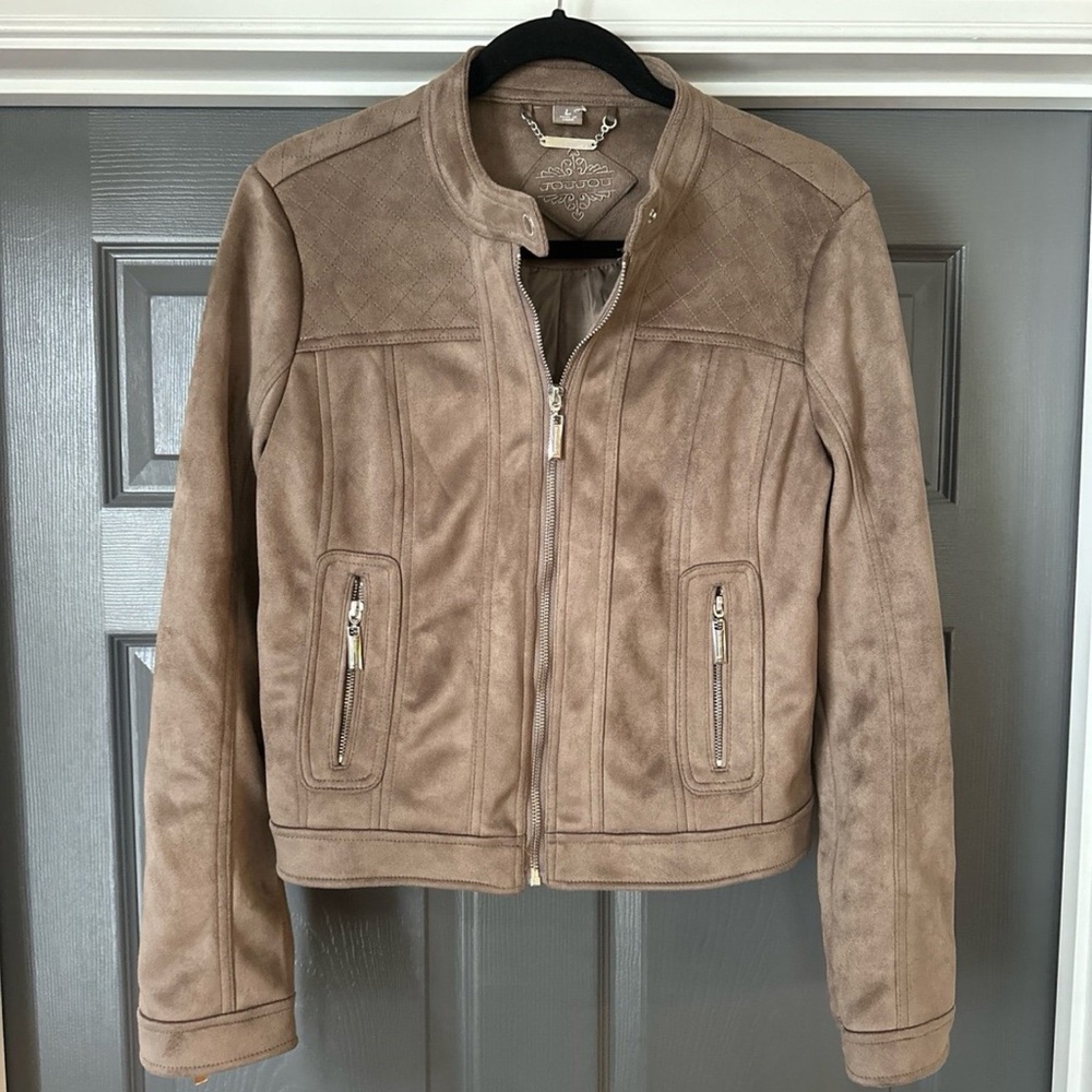Joujou Brown Suede Dressy Jacket